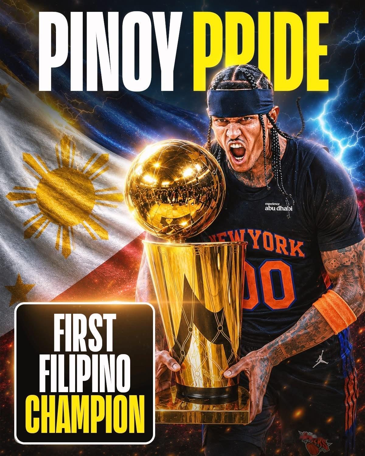 NBA迈克布朗NBA第五冠 乔丹·克拉克森代表菲律宾登上世界舞台🙌如今，他已攀