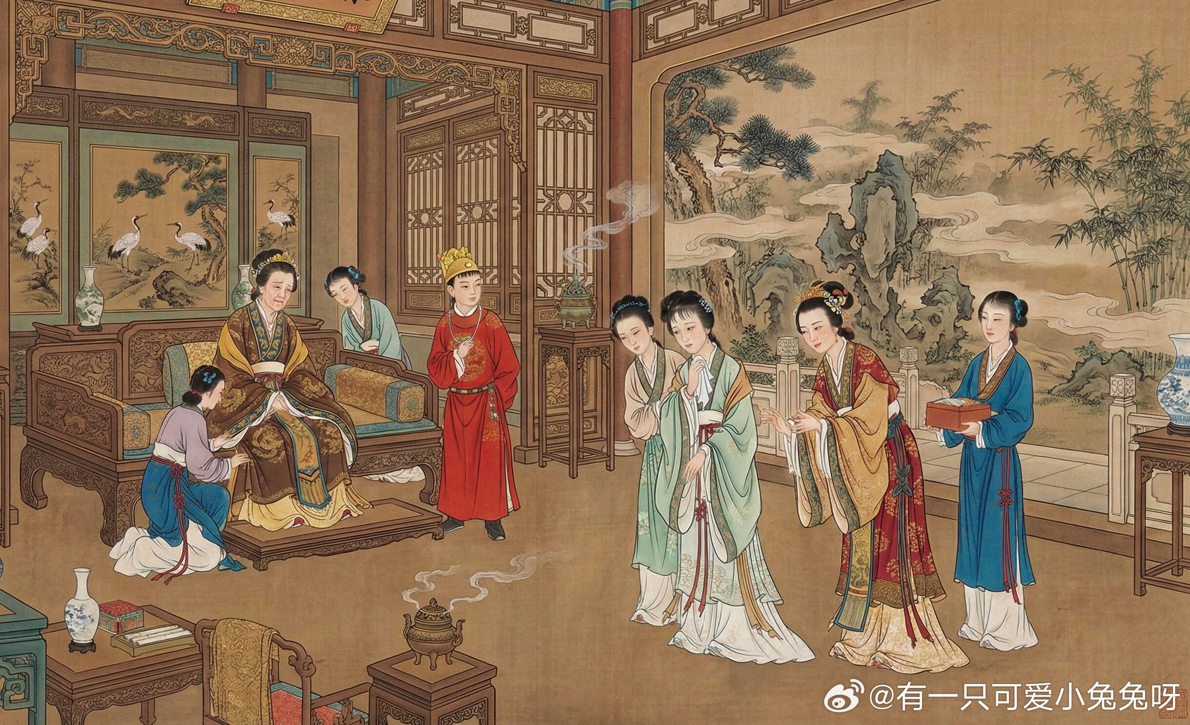 AI开始做红楼梦了 我看到有些镜头AI处理得还挺细腻，比如园林背景的渲染，虽然人
