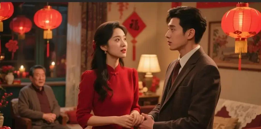 除夕那天，北方小城一扇铁门后，五万租来的假男友撞见女方爸，东西砸地瞬间脸白如雪，