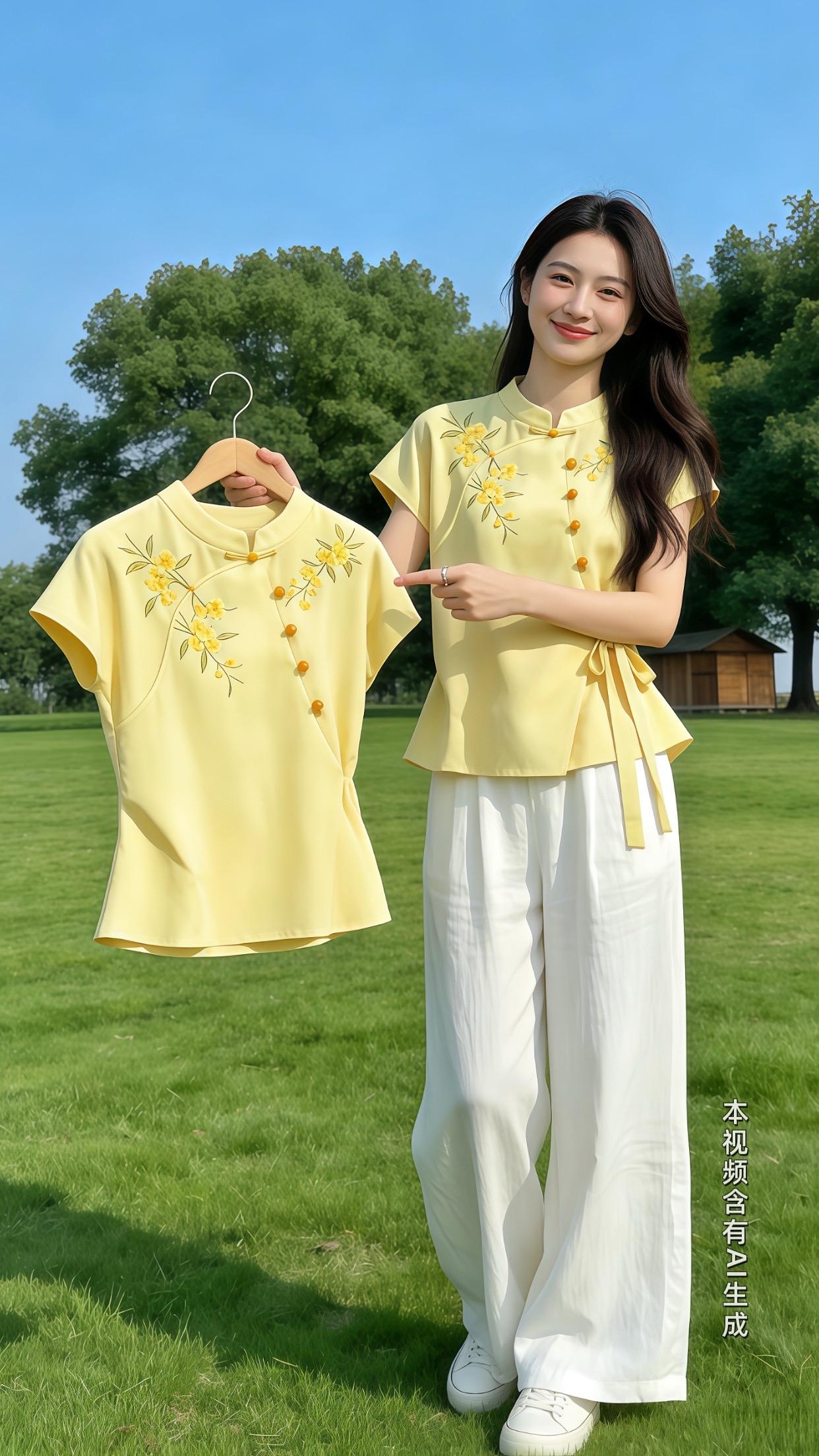 夏天就爱干净清爽的浅色系 简单提气质的春夏穿搭 新中式穿搭 谁能拒绝夏...