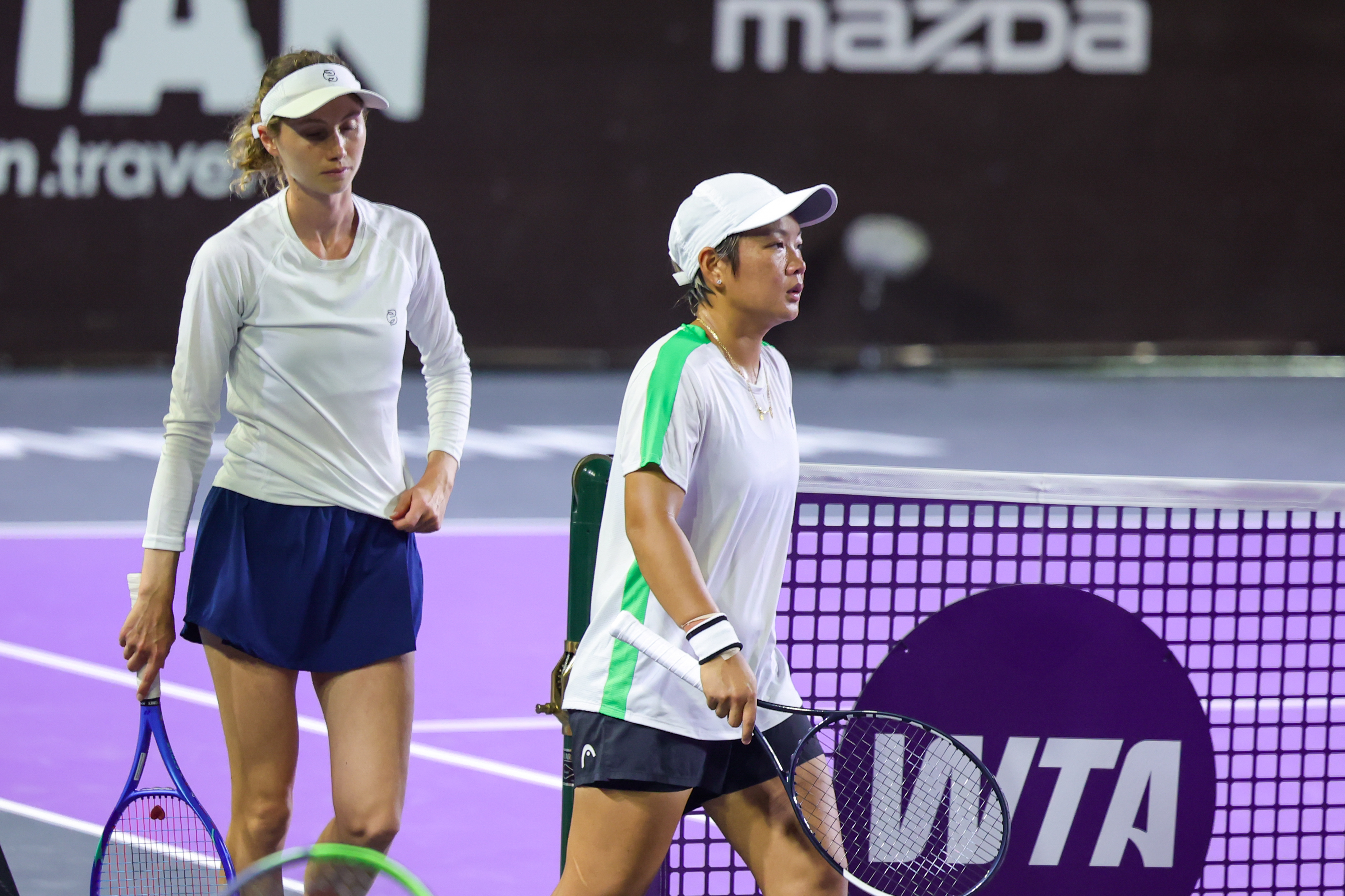 蒋欣玗/布克沙联手夺冠🏆WTA500梅里达站双打决赛，2号种子蒋欣玗/布克沙以