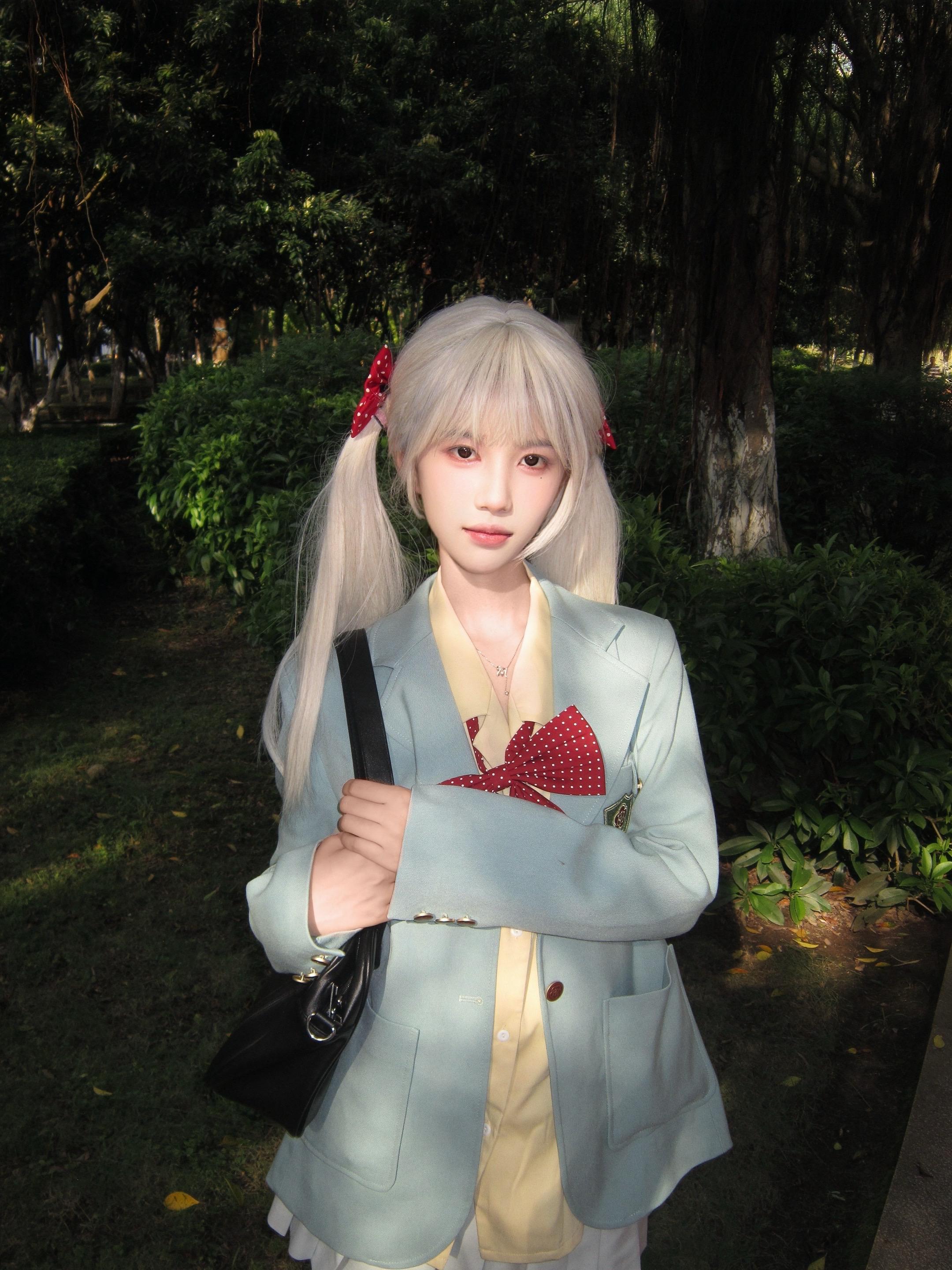 如果天气好的话 我会穿jk去见你(≧▽≦)