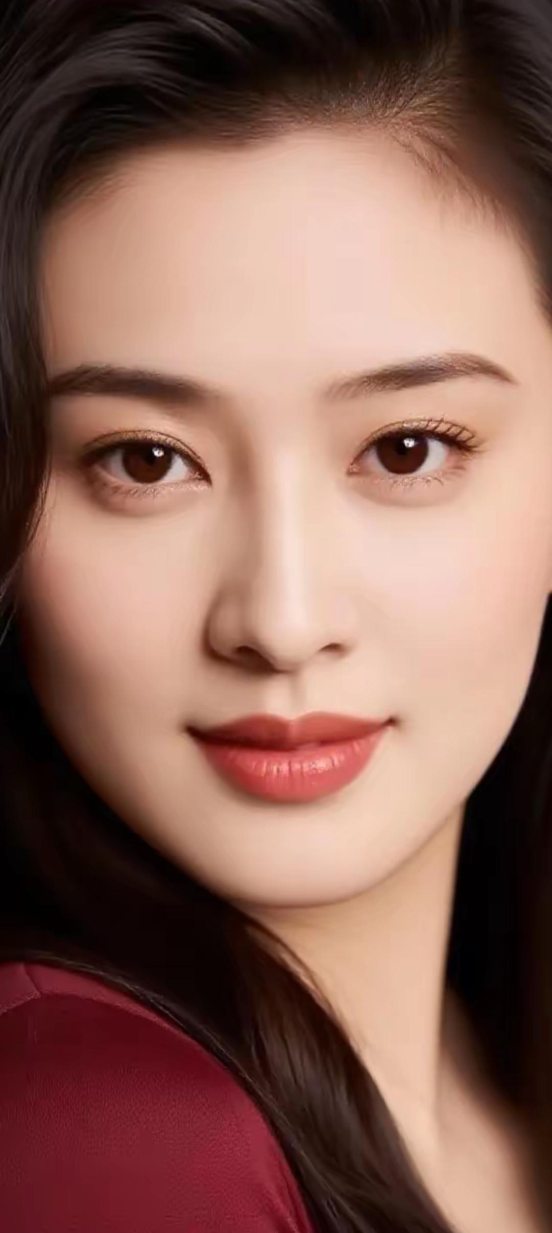 温柔甜美的少女，笑靥如花，岁月静好。