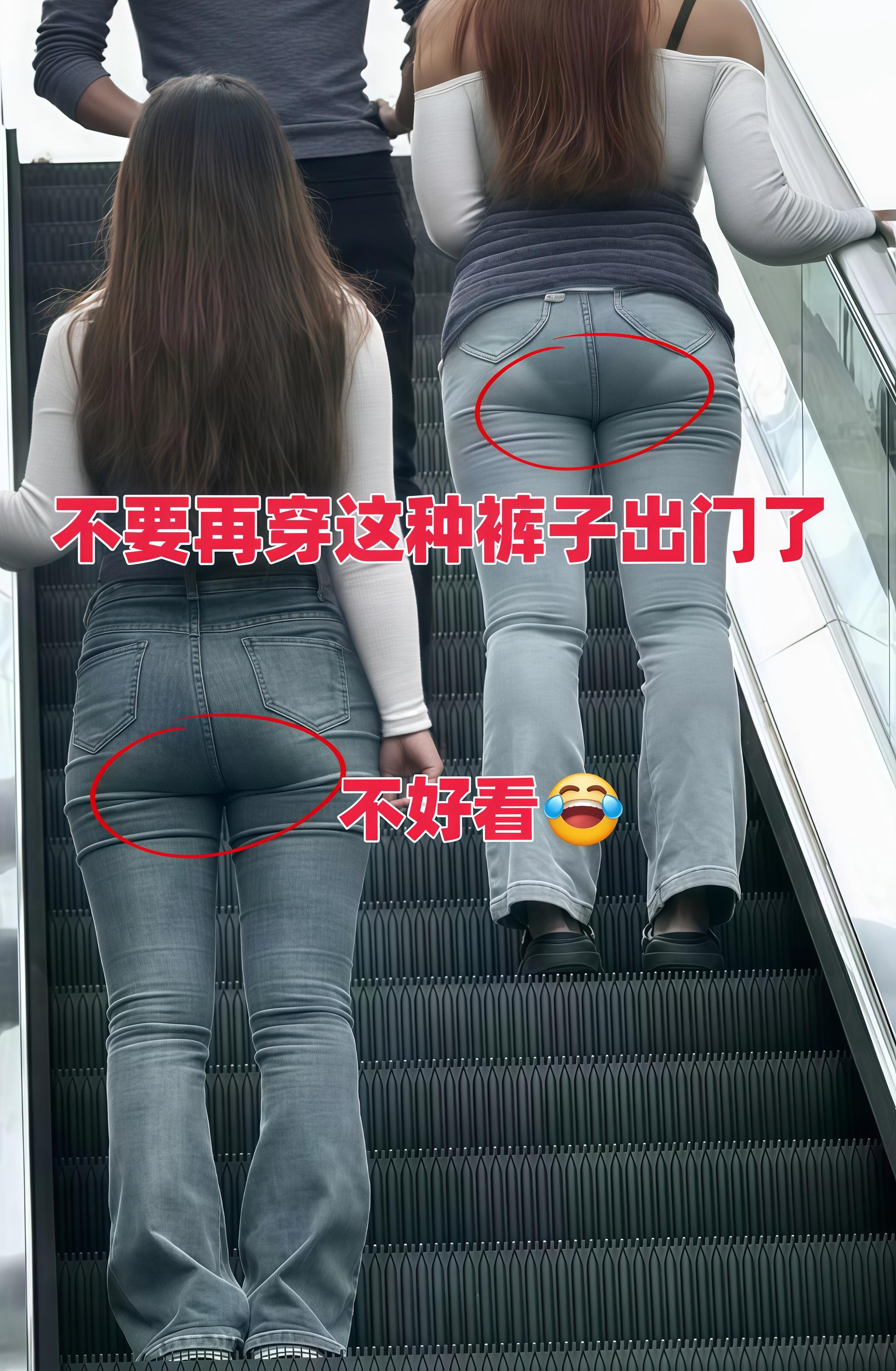 终于挖到刘亦菲同款的蝴蝶结牛仔裤了，这条裤子太绝了，真的太会遮肉显瘦了...