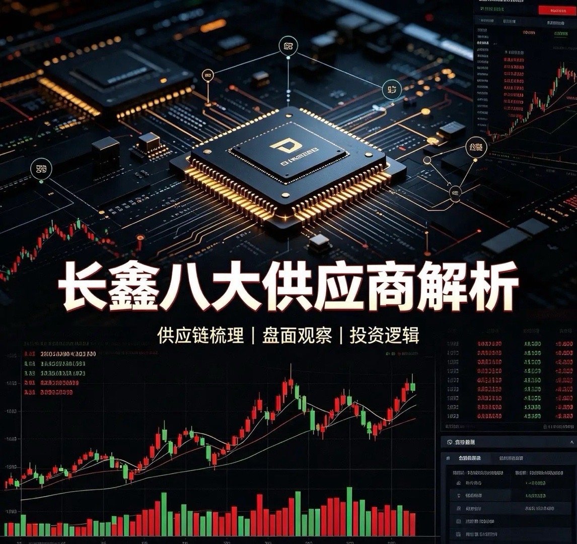 长鑫八大供应商解析1. 太极实业：长鑫建厂总包商，承建洁净室工程，具备半导体基建