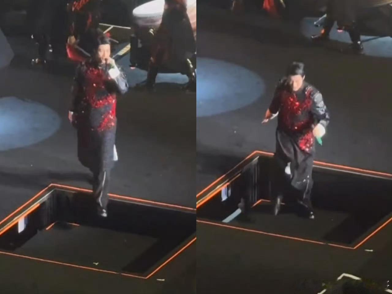 王力宏演唱会差点掉下舞台 这工作人员可以开除了，这么简单都干不好 ​​​