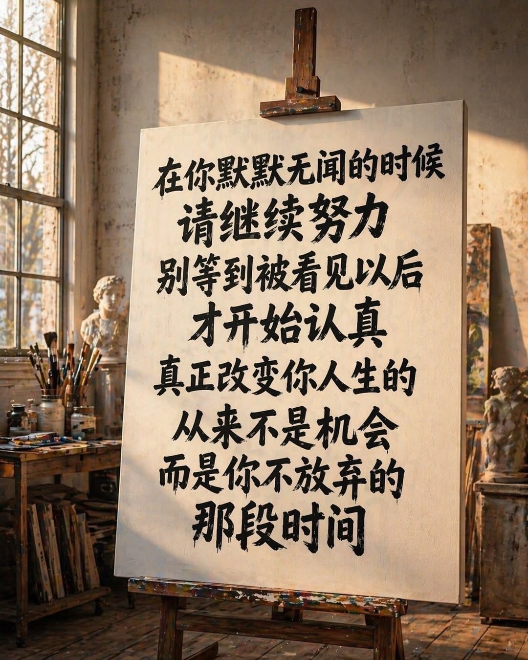 在你失败的每个人生驿站中，你应该为自己鼓掌，虽然此时掌声有点微弱。但能给自己增添