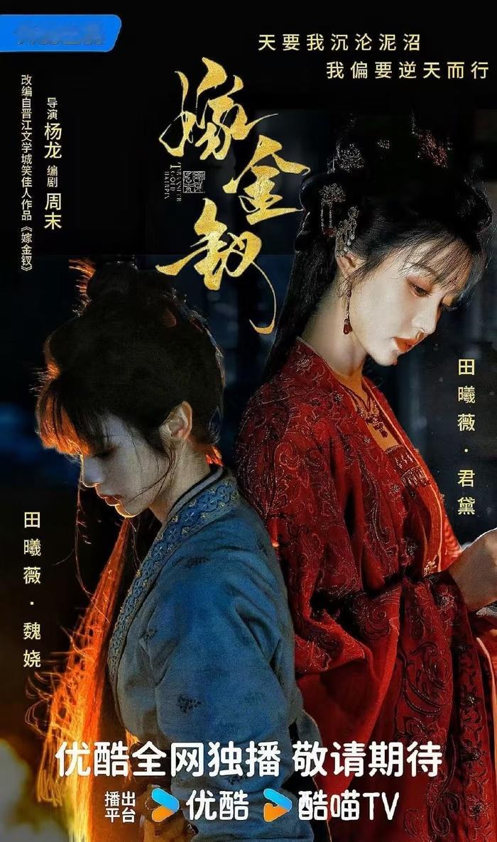田曦薇2026双剧霸屏预定！古装宅斗vs都市逆袭：《嫁金钗》：一人分饰两角，预约