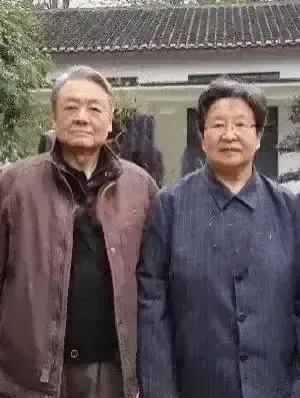 李讷和弟弟毛远新的合影，看后满满的感动！照片上的姐弟二人，头发花白，穿着和普通老