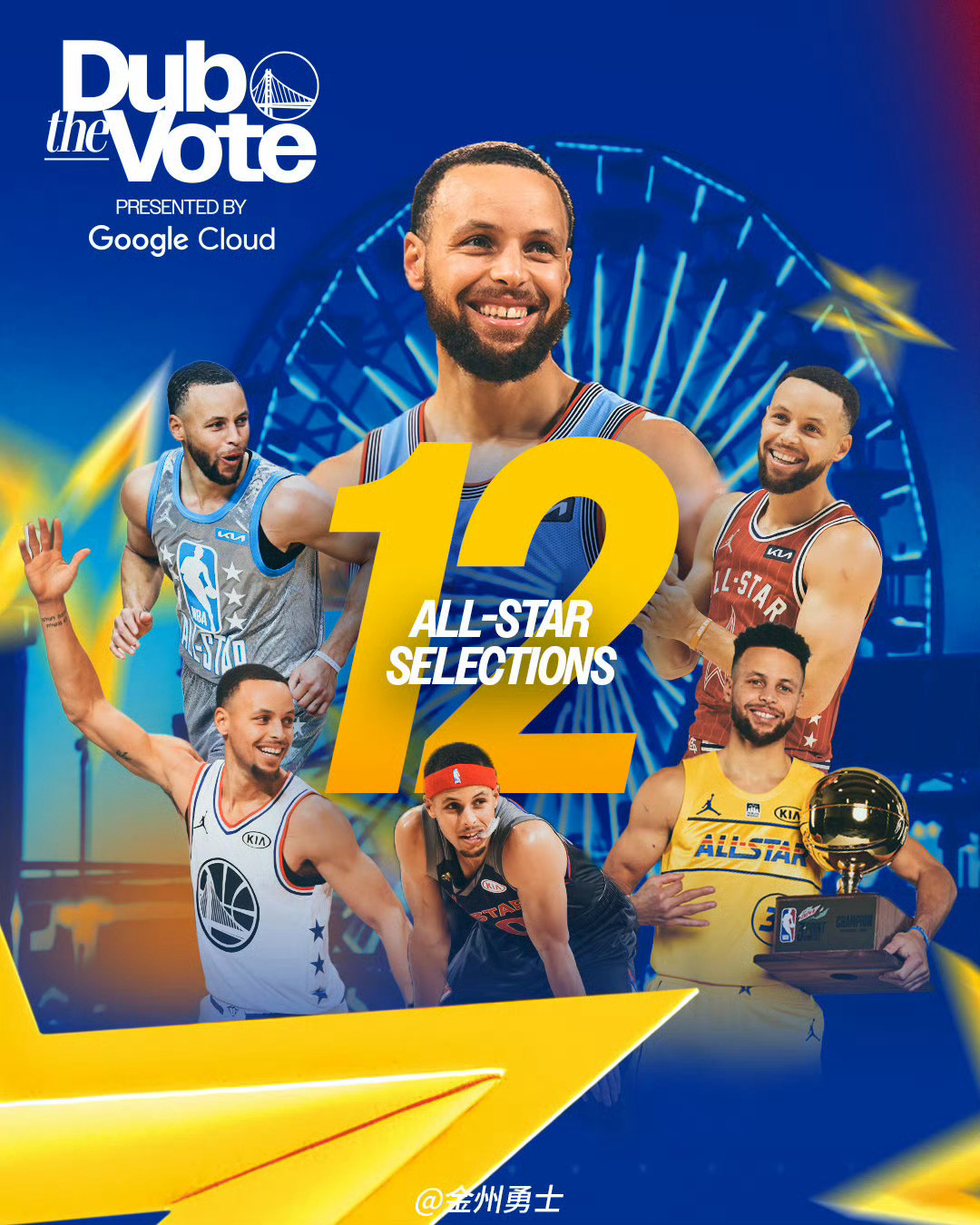 38岁生日快乐，斯蒂芬·库里💙💛从颠覆时代的三分狂潮，到铸就勇士王朝，你早已