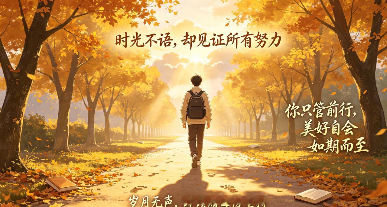 时光不语，静待花开
 
时光从不会喧哗，它静静流淌，不言不语，却忠实记录着世间所