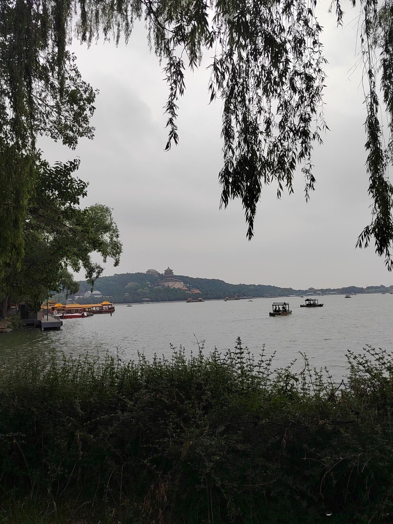 去颐和园溜达一圈
才感受到了绿树阴浓夏日长
相比昆明湖冬天的清冷感
我更爱夏天的
