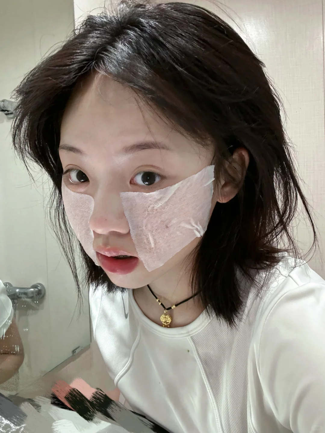 坚持湿敷之后…
