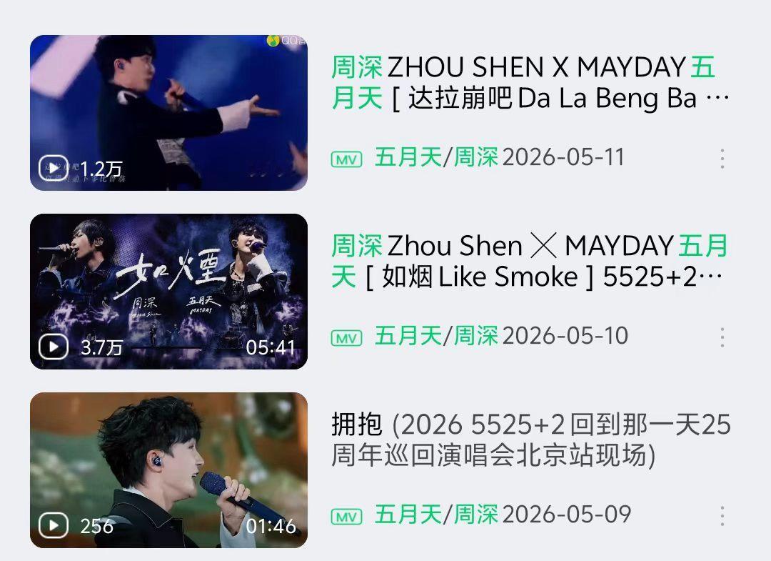 周深  📣  5.12音乐苹台MV上线提醒 📣 MV多平台上线提醒✅扣音  