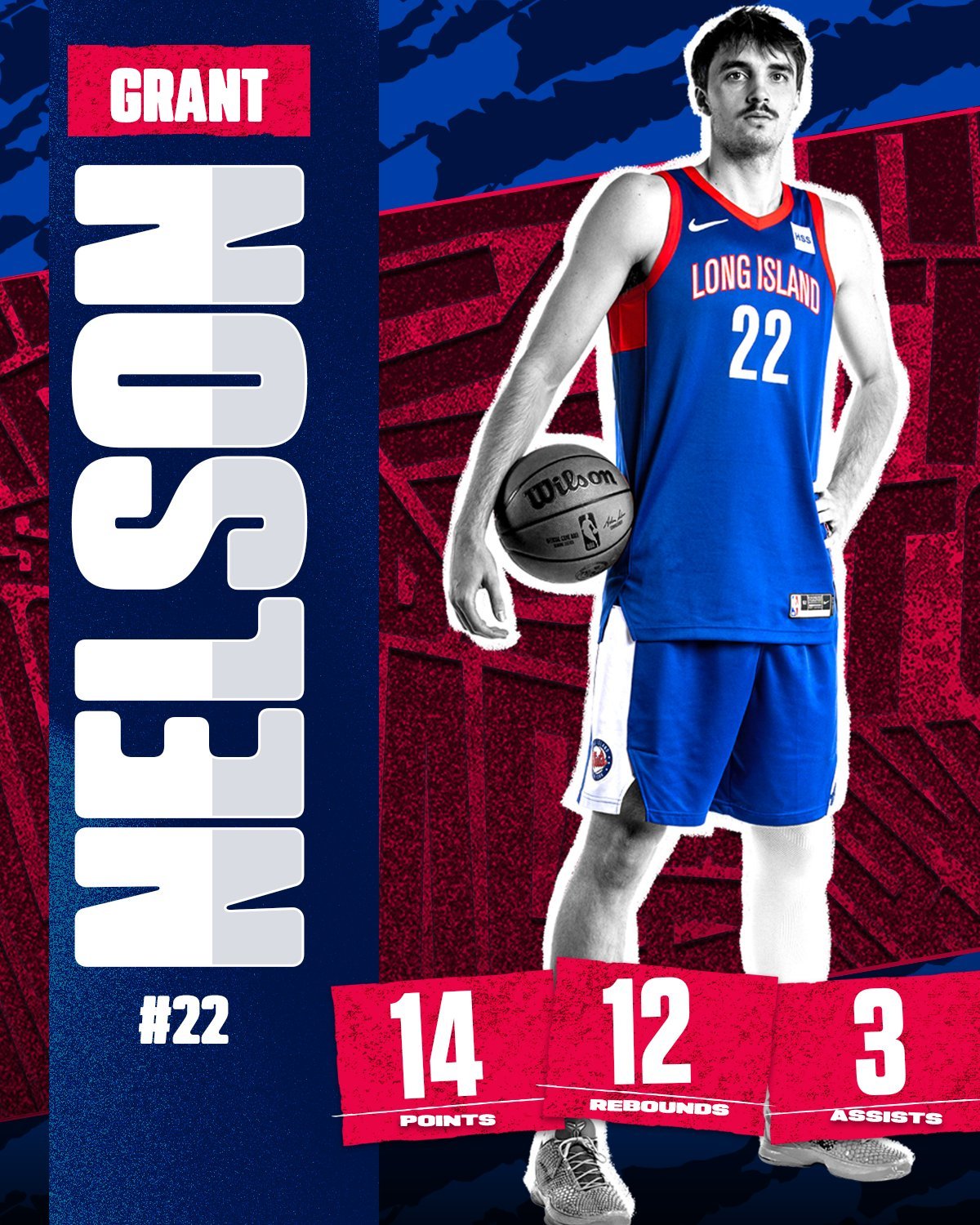 篮网给了格兰特·尼尔森一份10天合同，这位25年落选秀本赛季在长岛篮网场均11.