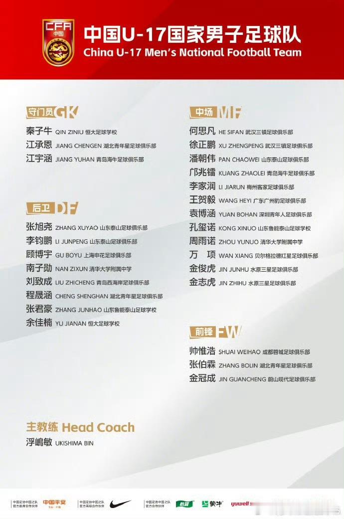 国足U17有望再战阿森纳 《体坛周报》马德兴消息，正在苏州备战卡塔尔 U17 世