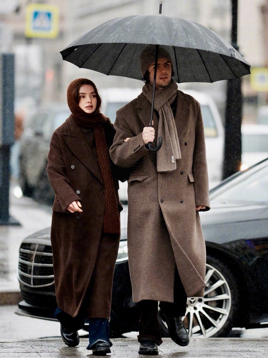 冬日莫斯科街头的情侣们️❄️——这气质是不是和其他欧洲国家完全不一样？东欧 + 