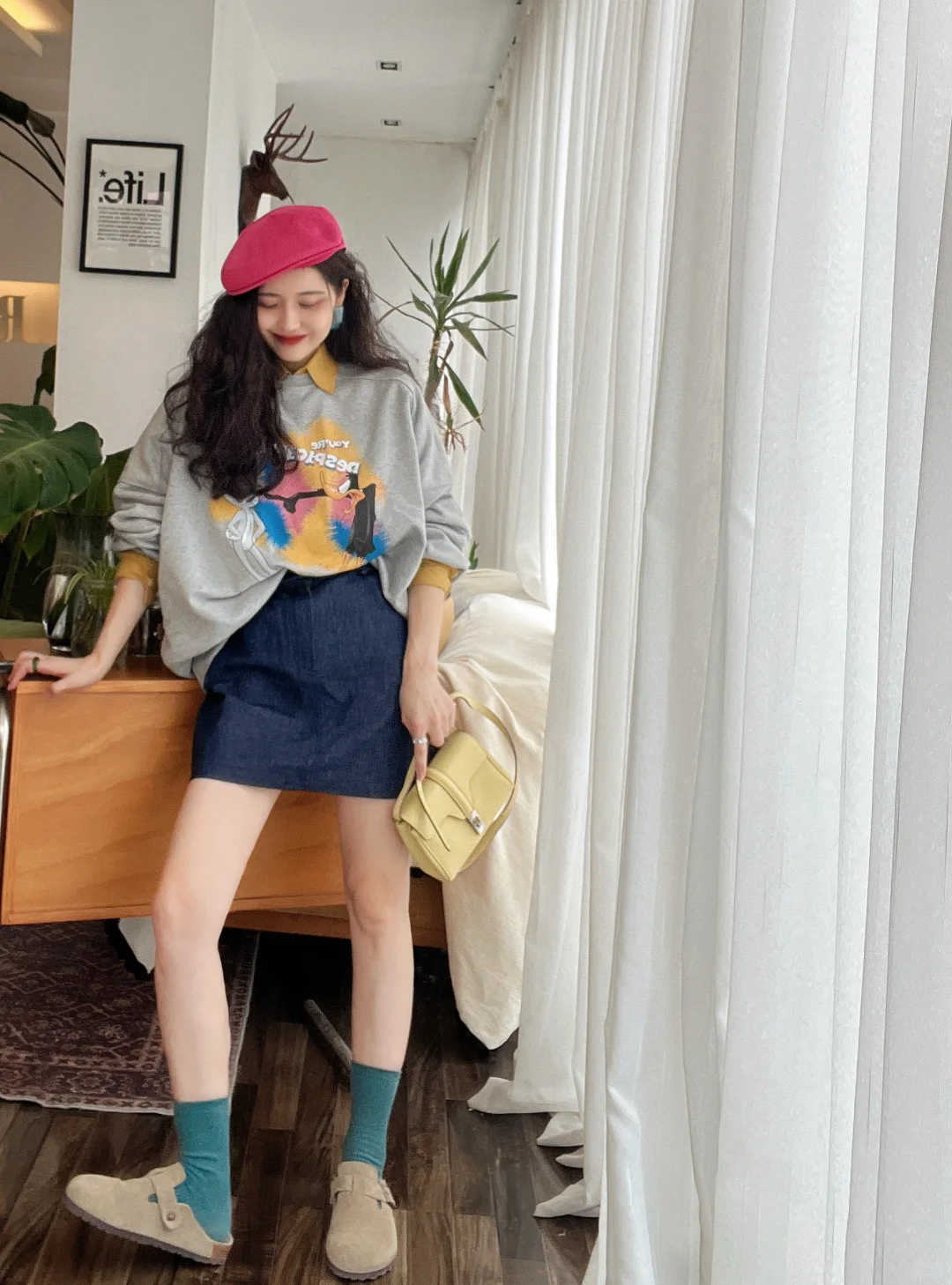 也是穿漂亮衣服的一天/早秋的第一件卫衣