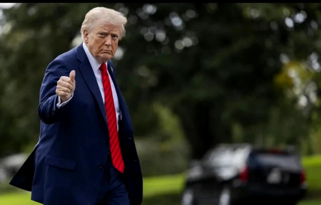 特朗普说，过去一年在他的领导下，美国运势实现世纪逆转。当前的美国边境固若金汤，经