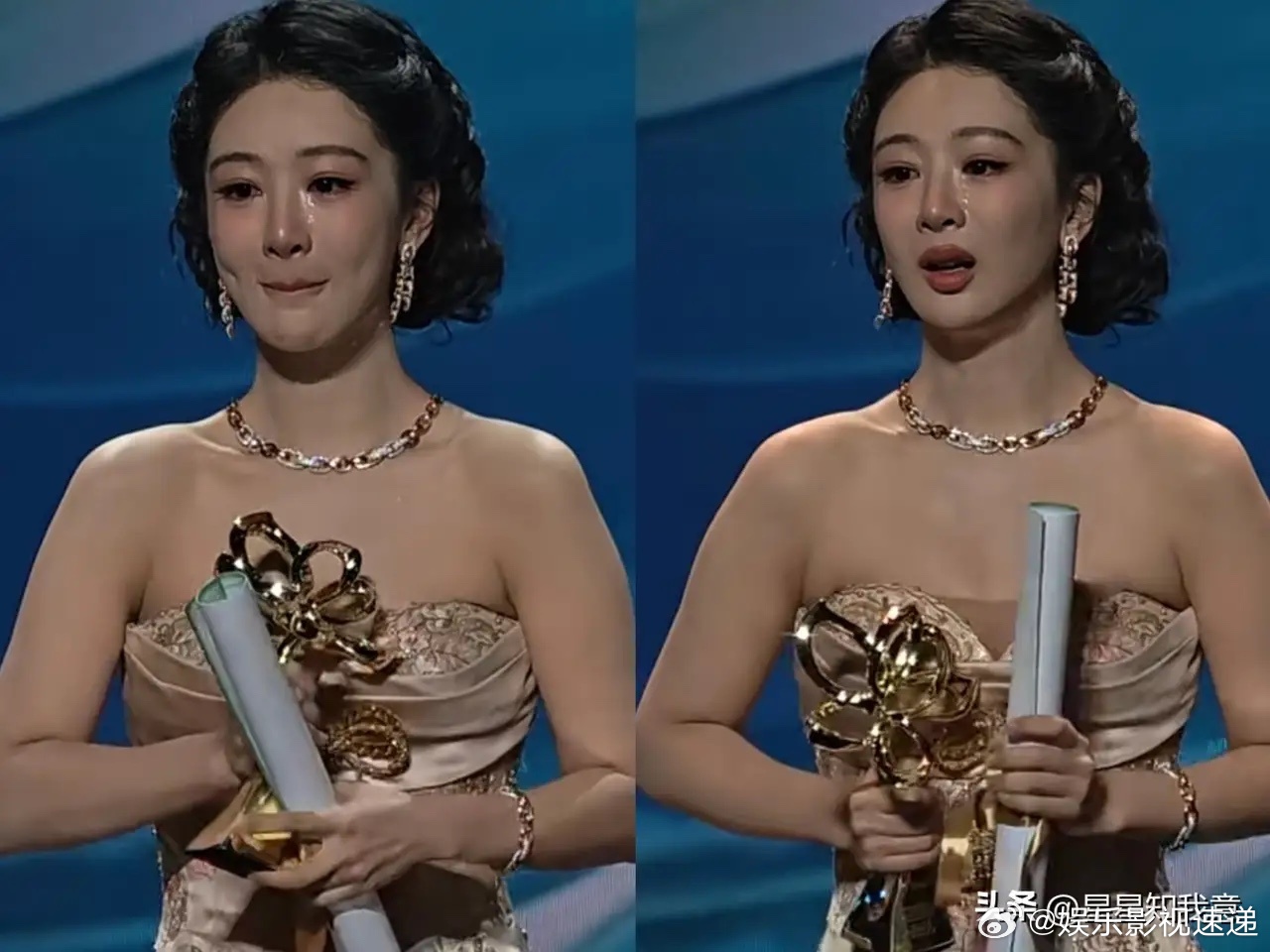 杨紫封白玉兰视后为啥爆哭？其实原因就3点：1，就所有人都不看好我，我也不看好我自