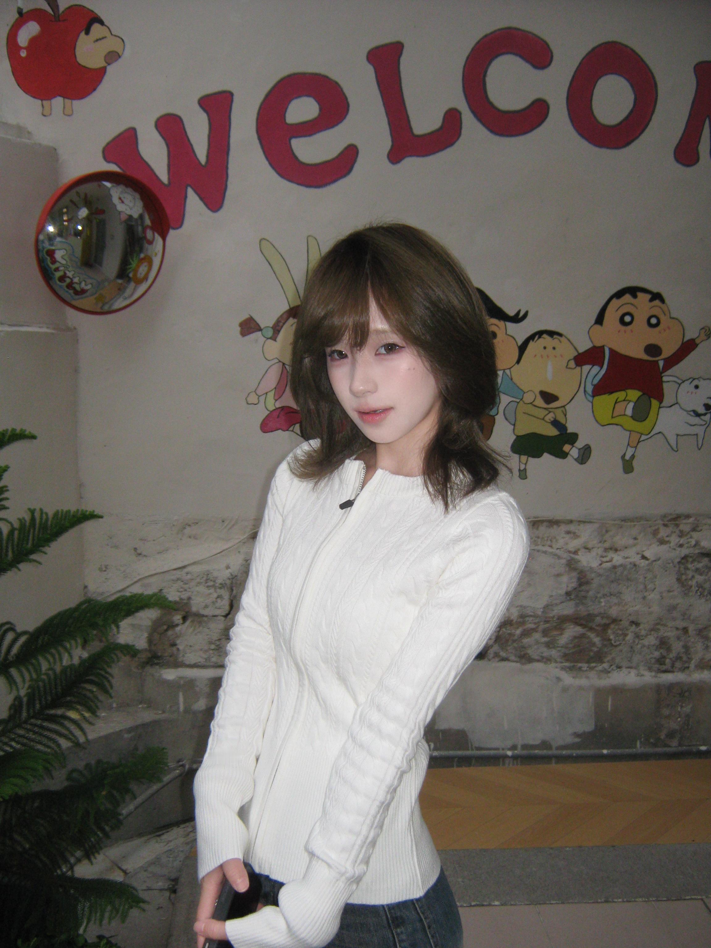 路过一家蜡笔小新壁画 