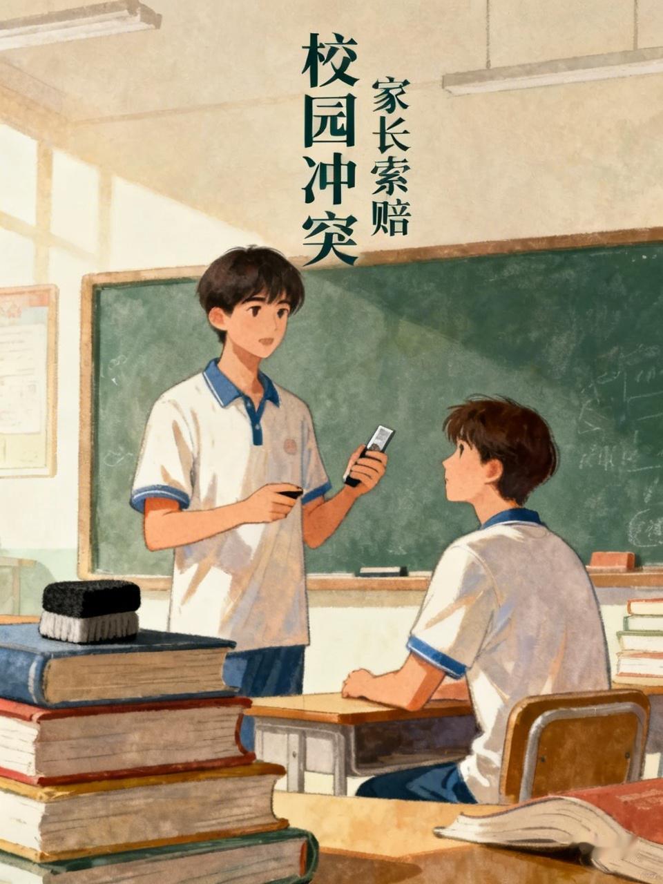 各位老师，大家一定要记牢：有些家长盼着你对他孩子有身体接触。
我校一名教师在上课