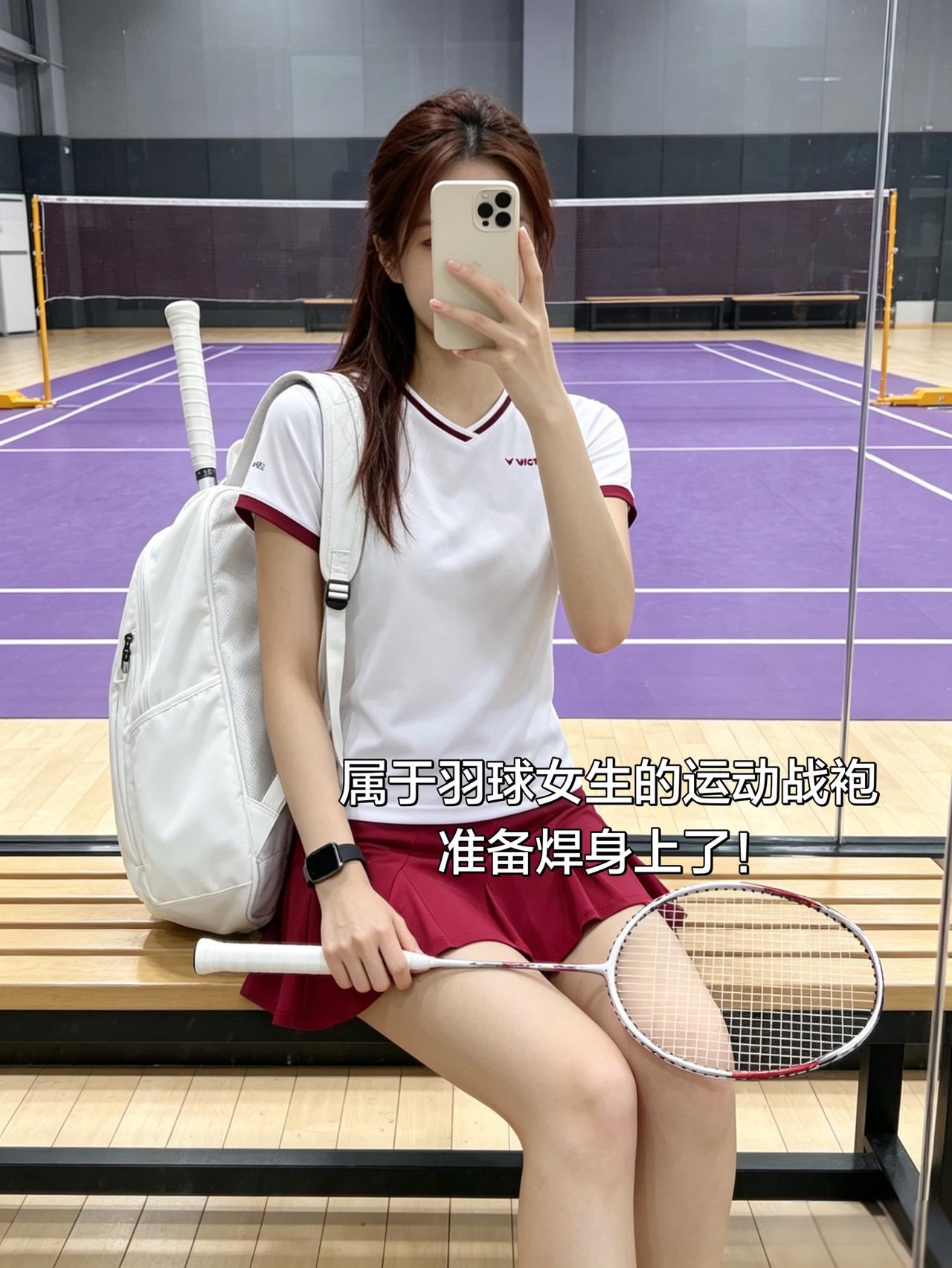属于羽球女生的运动战袍
准备焊身上了！