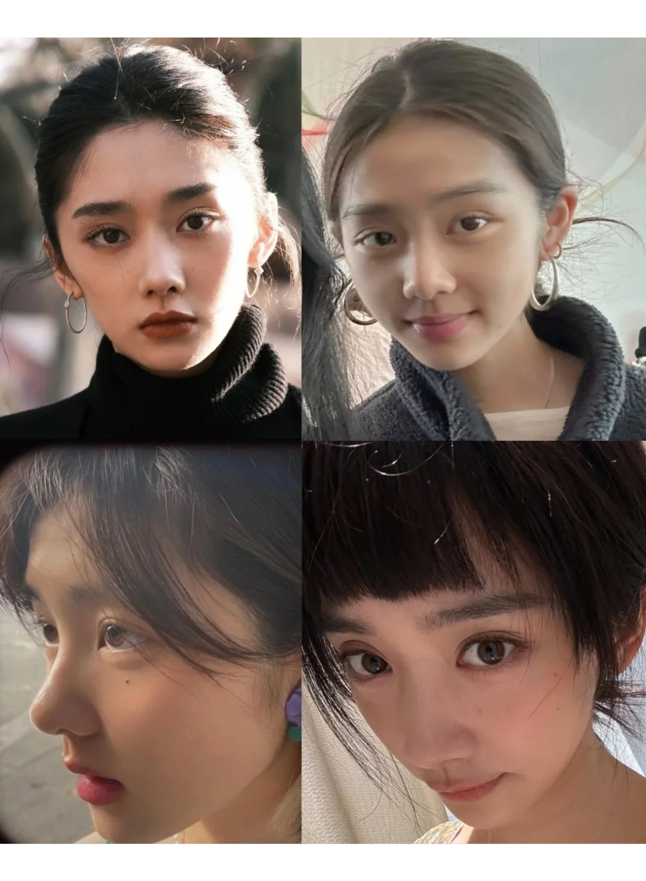 王影璐黄多多可以演姐妹了啊真的有点像 ​​​