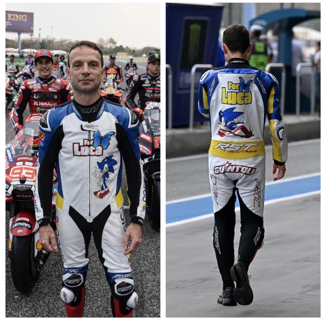 前MotoGP车手，WorldSBK世界冠军西尔万·古因托利昨天参加伦敦马拉松，