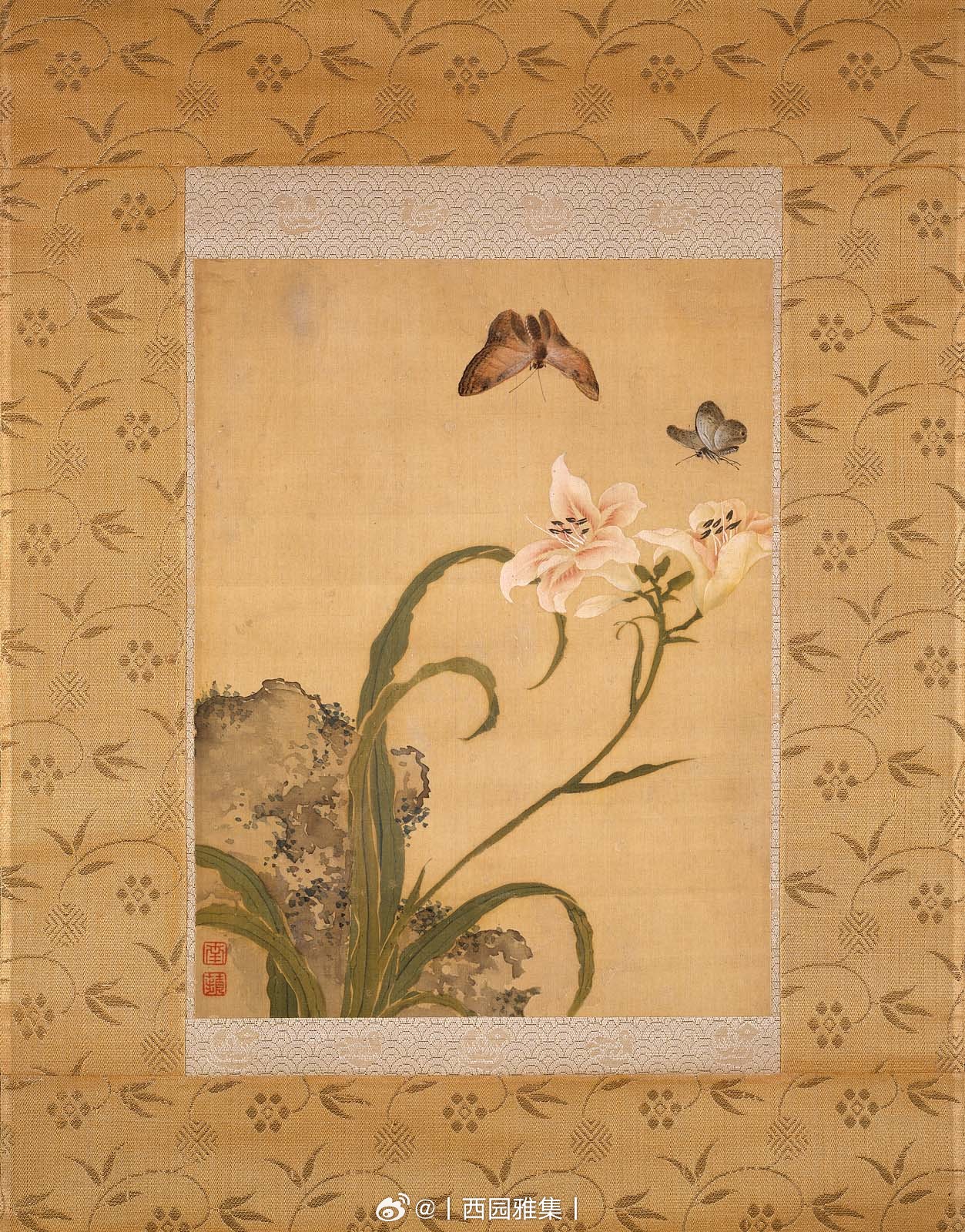 清 沈铨 花鸟图 册页（共十开）绢本设色沈铨（1682-1762后），字衡之，号