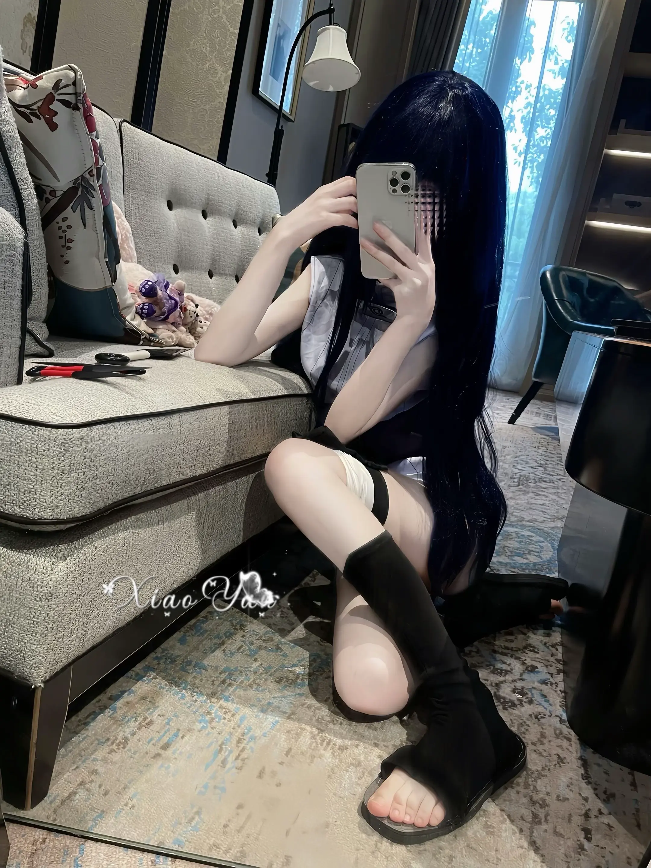 火影忍者 日向雏田 cos试衣