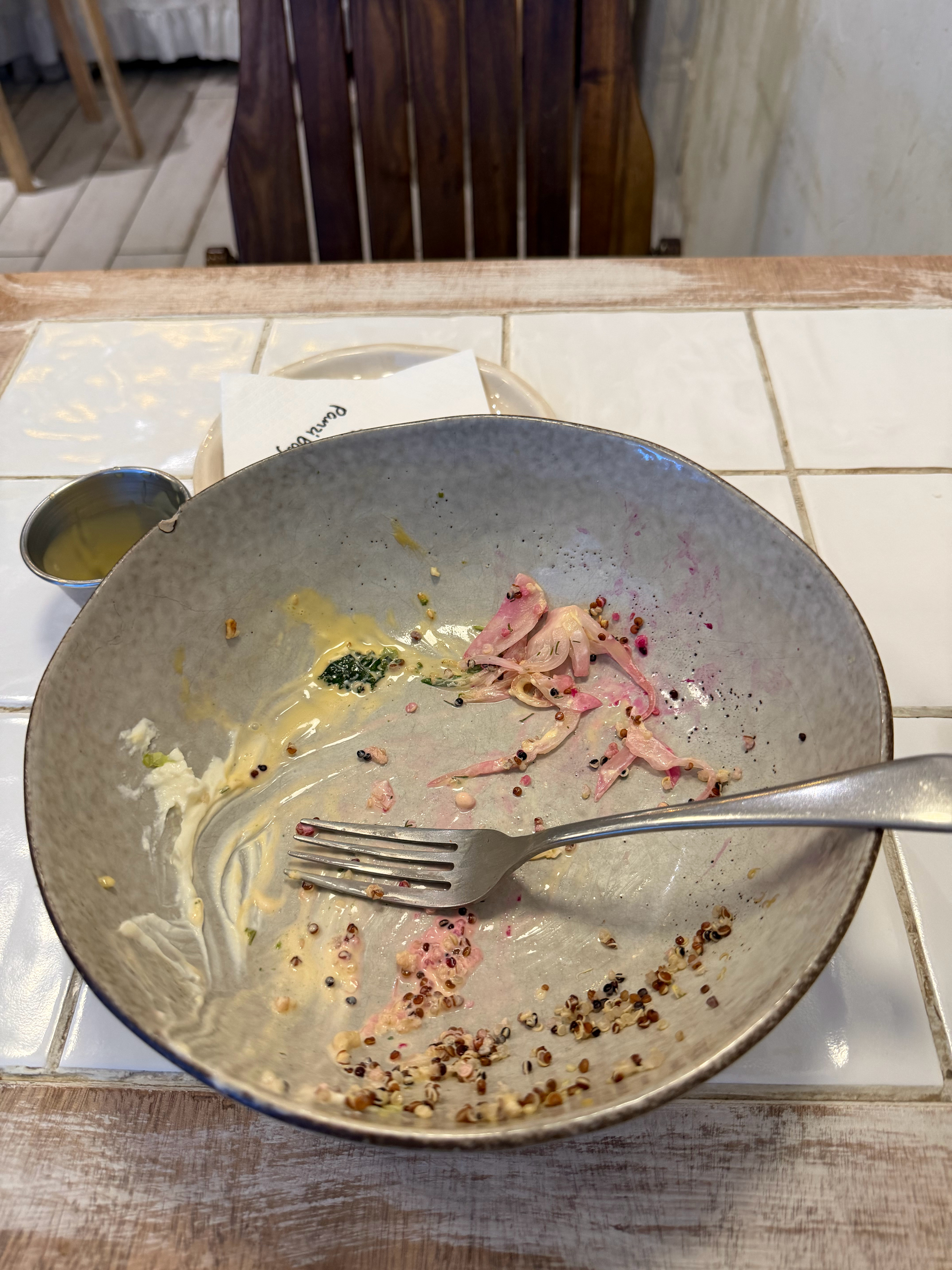 又把沙拉吃成这样 