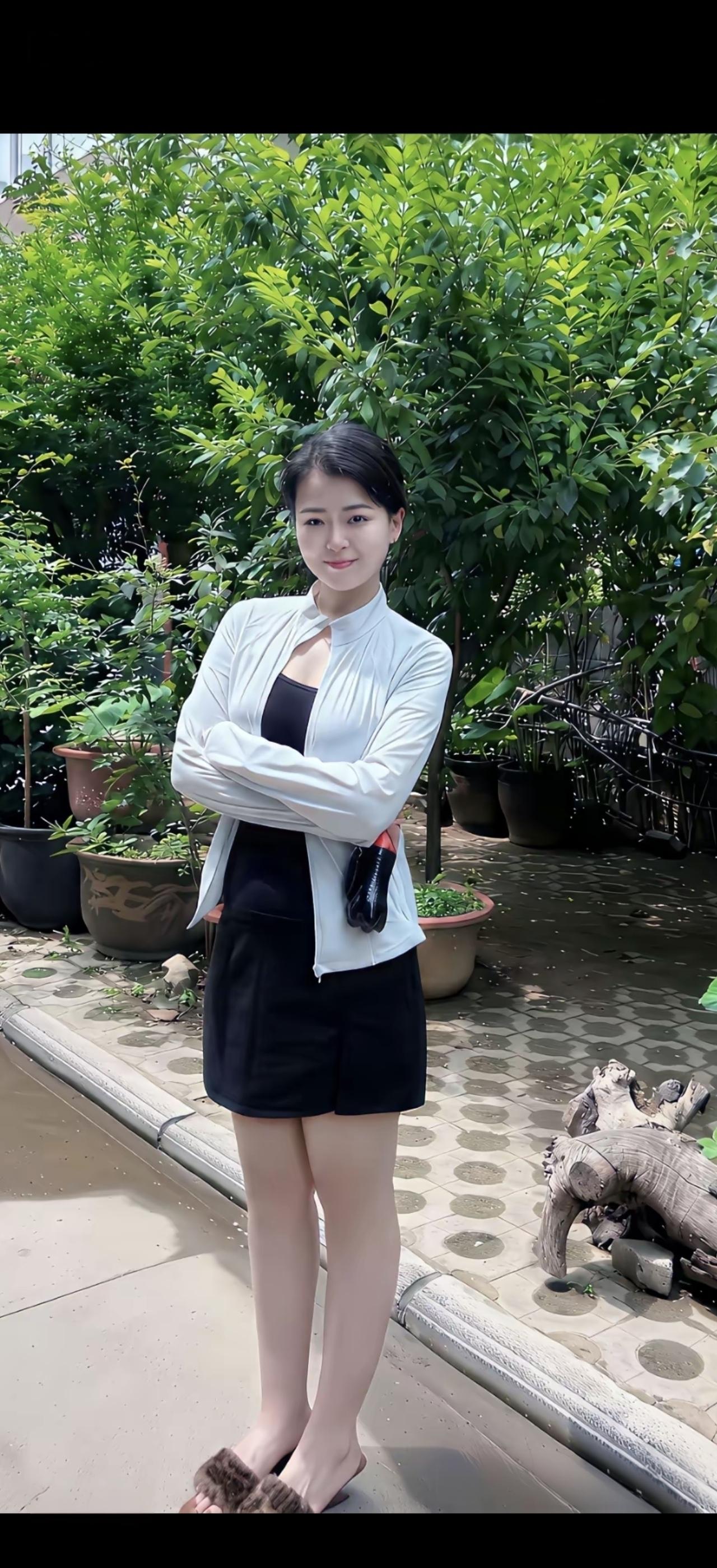 绿树阴中倚，清风拂面来。