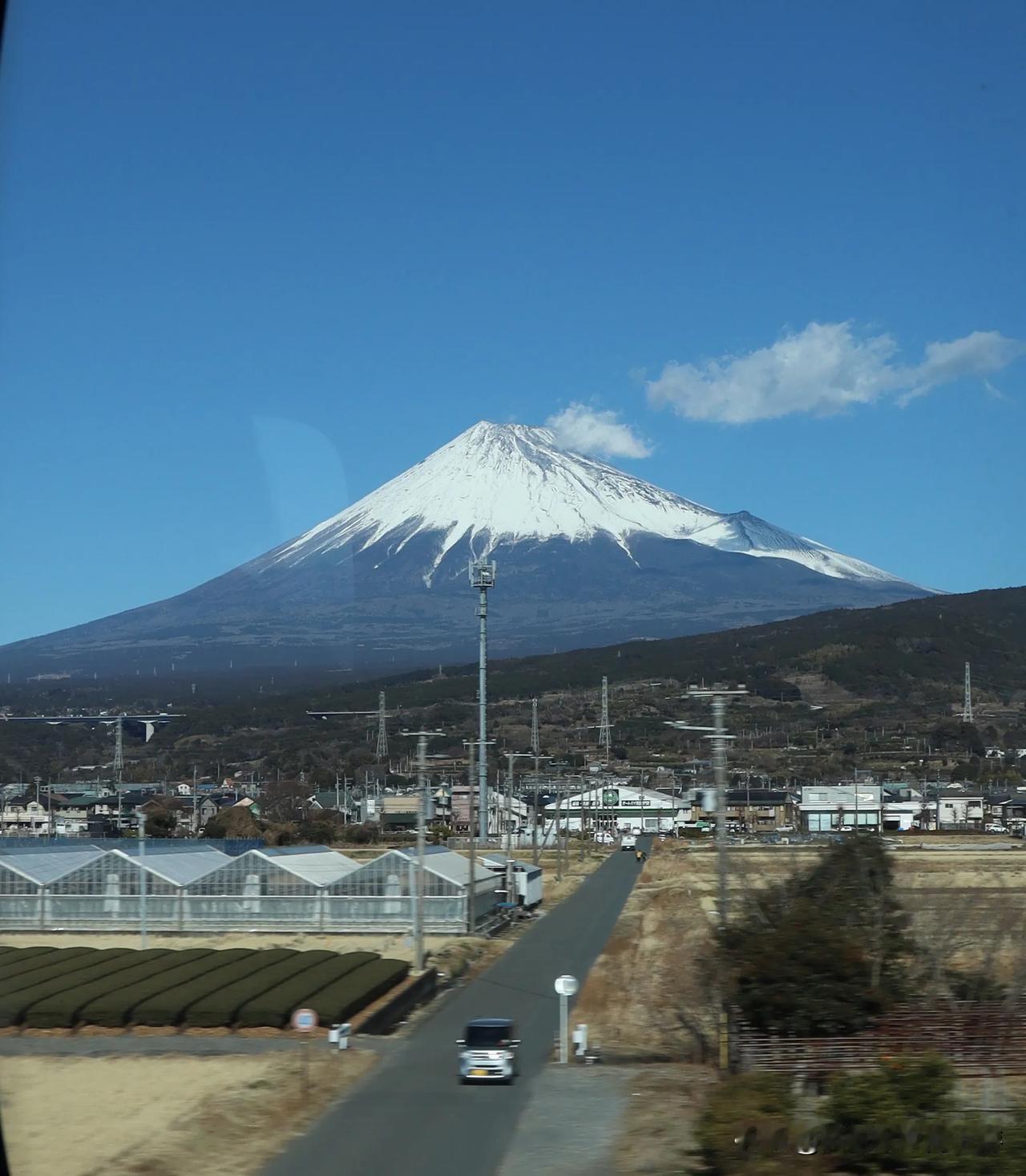 换个角度看富士山