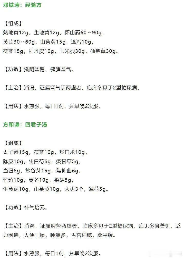 跟着国医学“降糖方”，这十个糖尿病专效方，一定要看看！ 淄博·广成中医