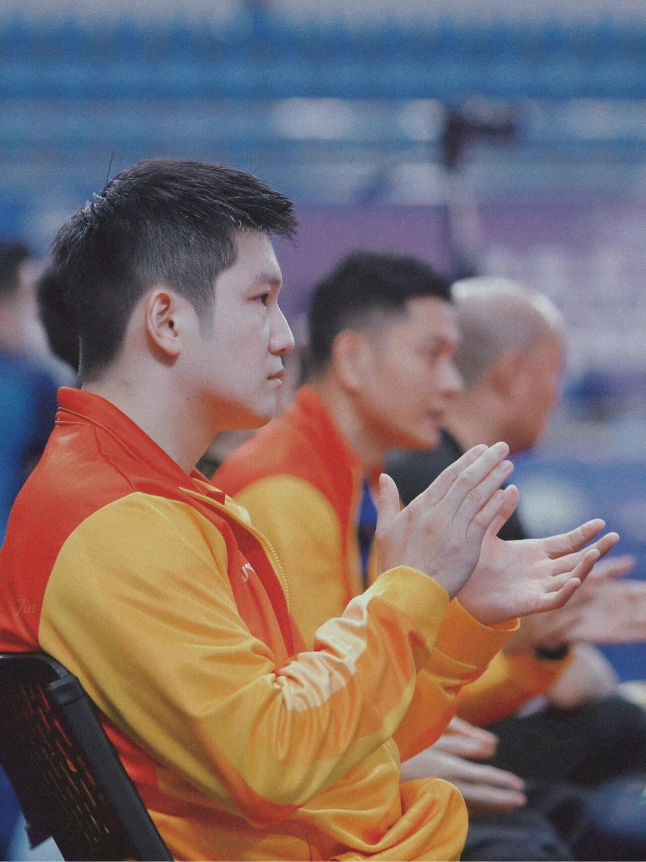 全运会男团小组赛第一轮:小东的挥手与观赛区一览。［20210917］ 