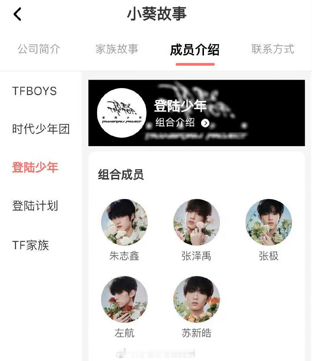 登陆少年定番结果出来了：一番朱志鑫、二番张泽禹、三番张极、四番左航、五番苏新皓。