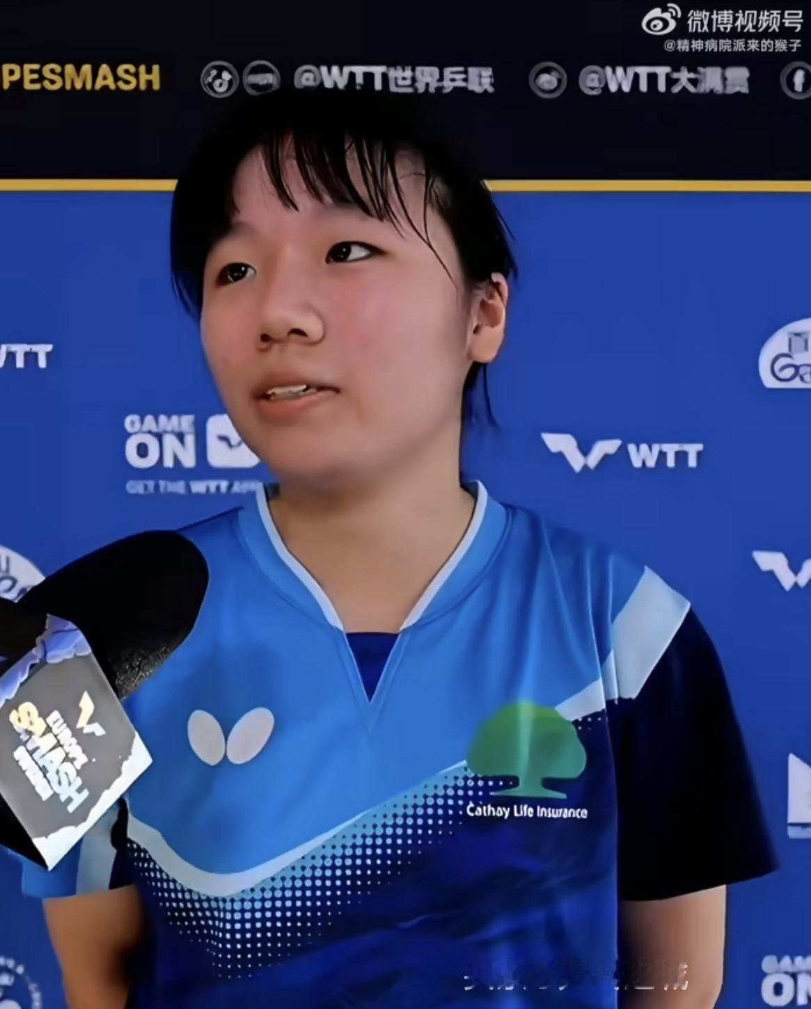 2026WTT欧洲大满贯 彭郁涵3比1桥本帆乃香的晋级女单十六强的赛后采访🎤