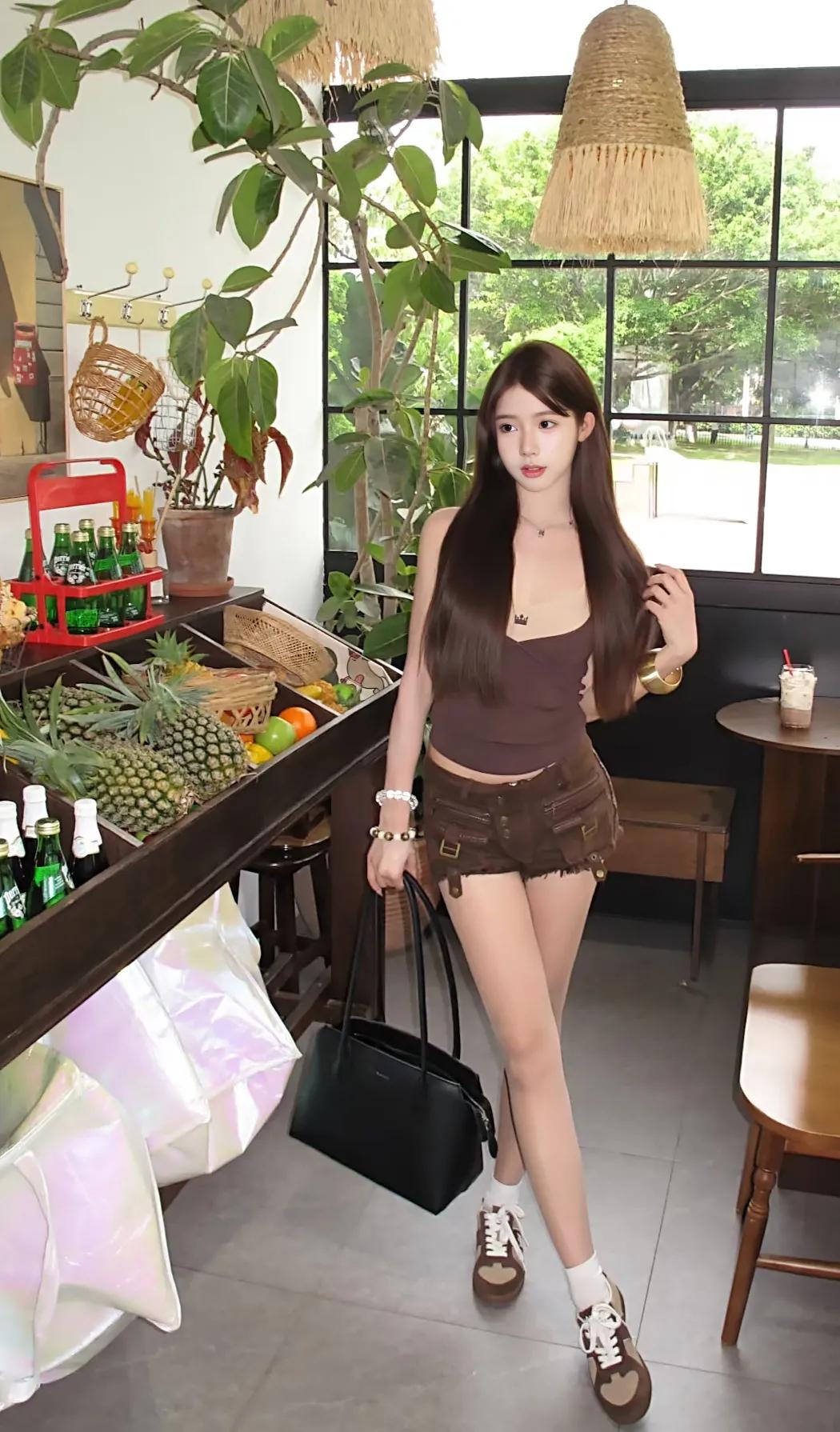夏天包臀裙显身材呀！那个女孩子不想自己身材火辣辣的，多几个帅哥看看也好给自己信心
