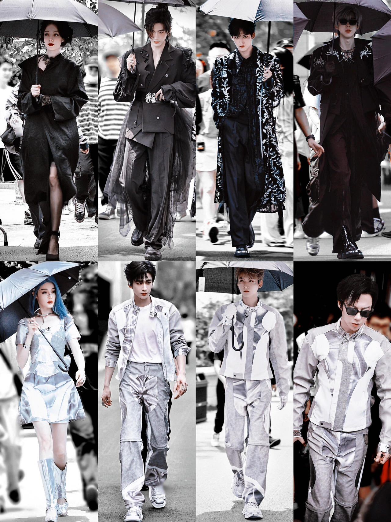 张凌赫开推4蝴蝶蓝西装路透开推妆造从来都不会让人失望开推4未播先火，妆造功不可没