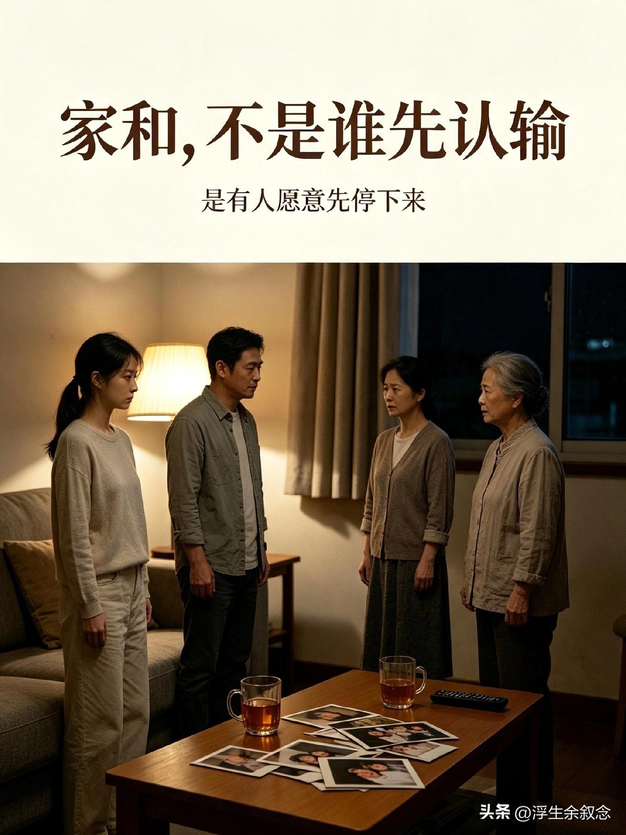 很多家庭都认同一句话：家和万事兴。
可现实很讽刺，九成的家人嘴上承认这个道理，遇