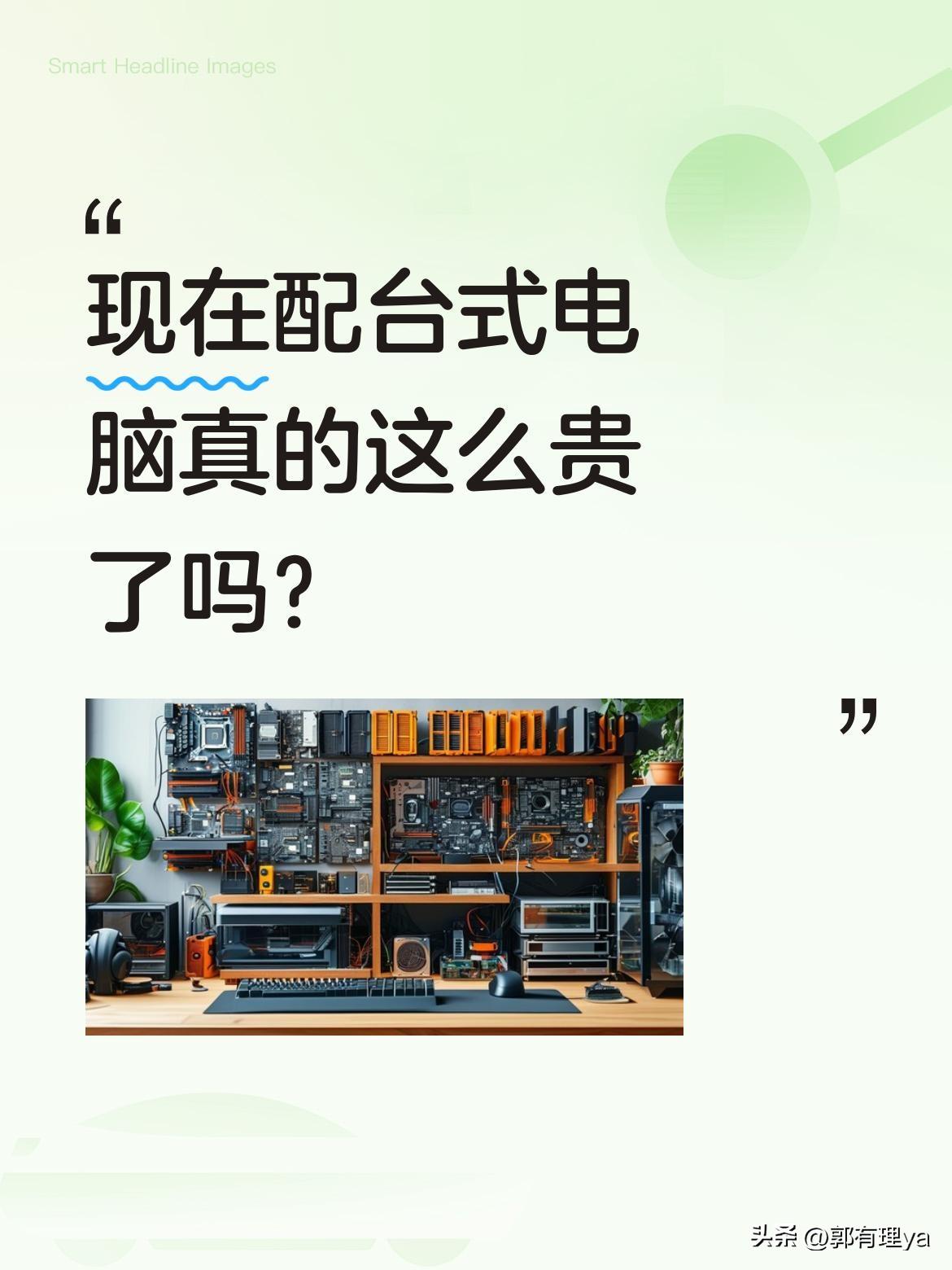 现在配台式电脑真的这么贵了吗？
最近去电脑城询价，发现普通办公配置比去年贵了15