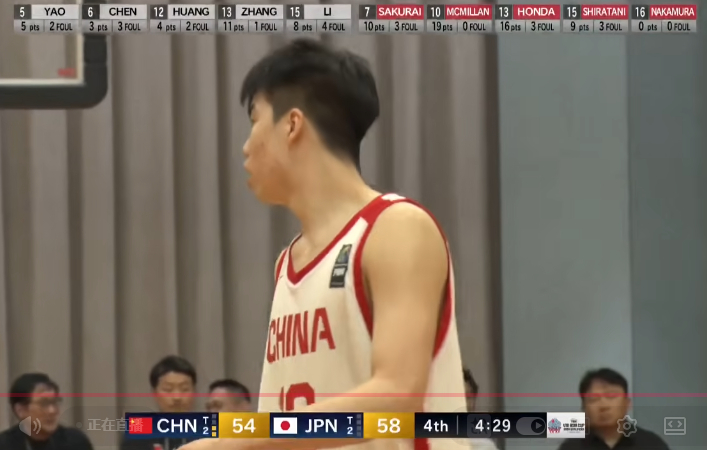 犯规不吹，吹四字走步。。。。。。中国篮球中国男篮