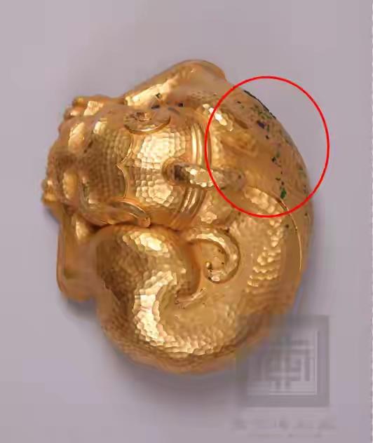 南京博物院回应镇馆之宝重达18斤的金兽掉色了！

多名网友发文南京博物院镇馆之宝