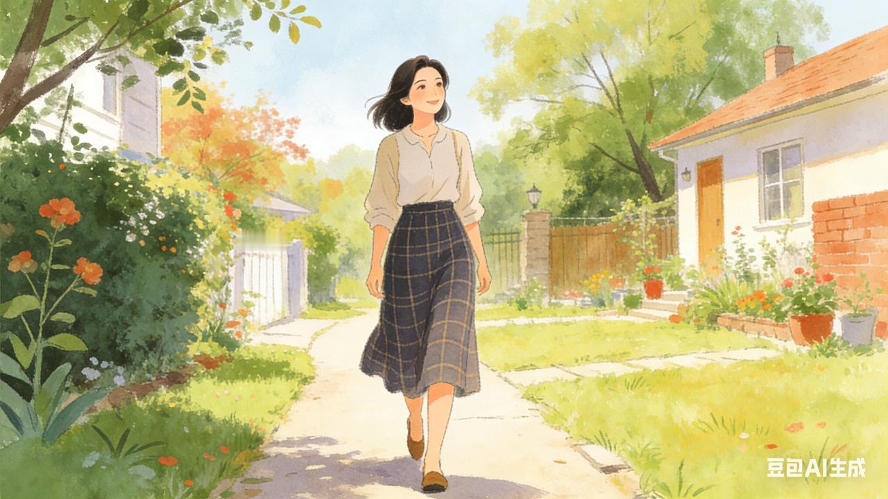 “人有福，藏不住”，
有福气的女人，
未必漂亮，但多半
眉眼带笑，语气平和，自带