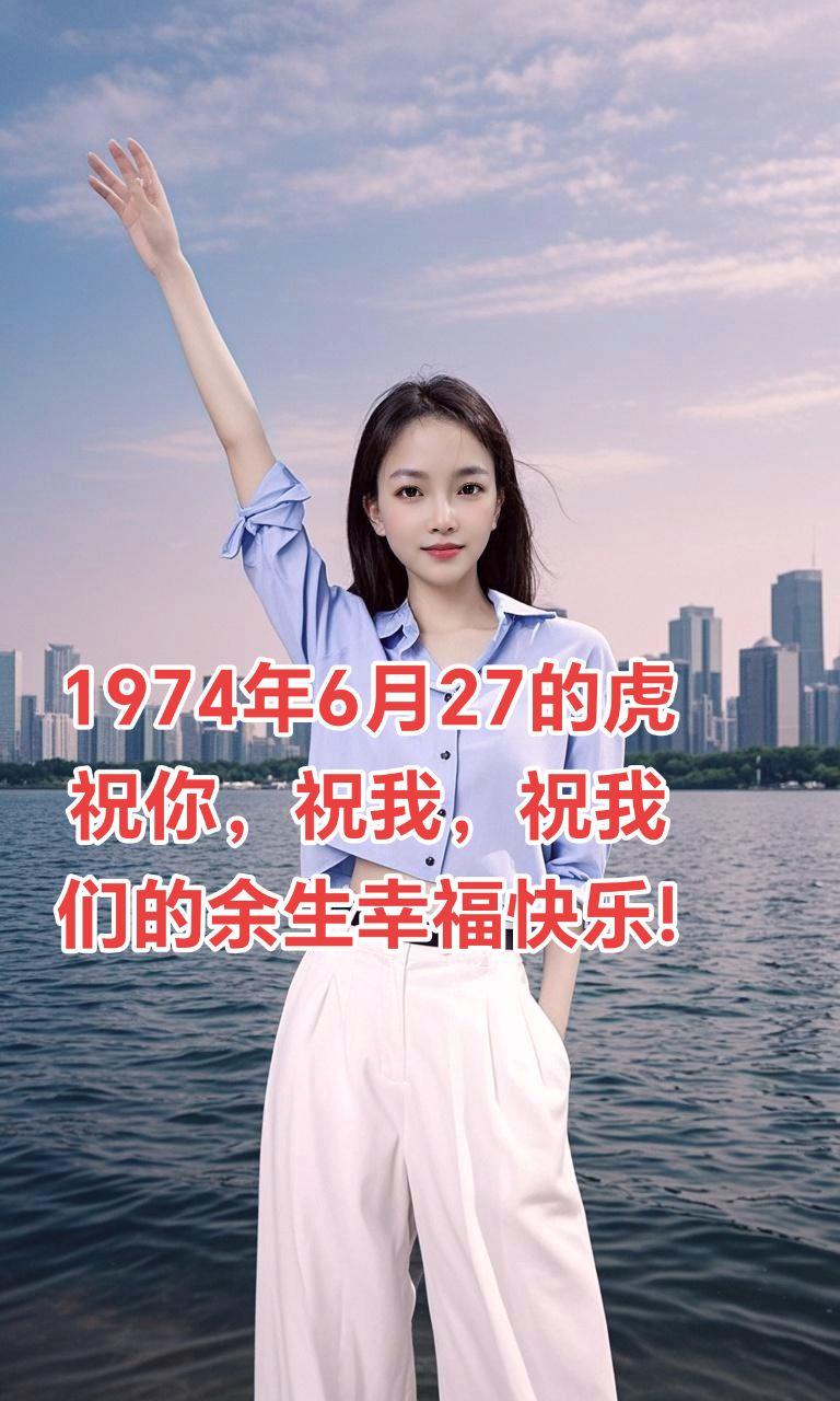 1974年的虎，虚岁52了，时间过得真快，一晃就老了，愿我们余生越来越...