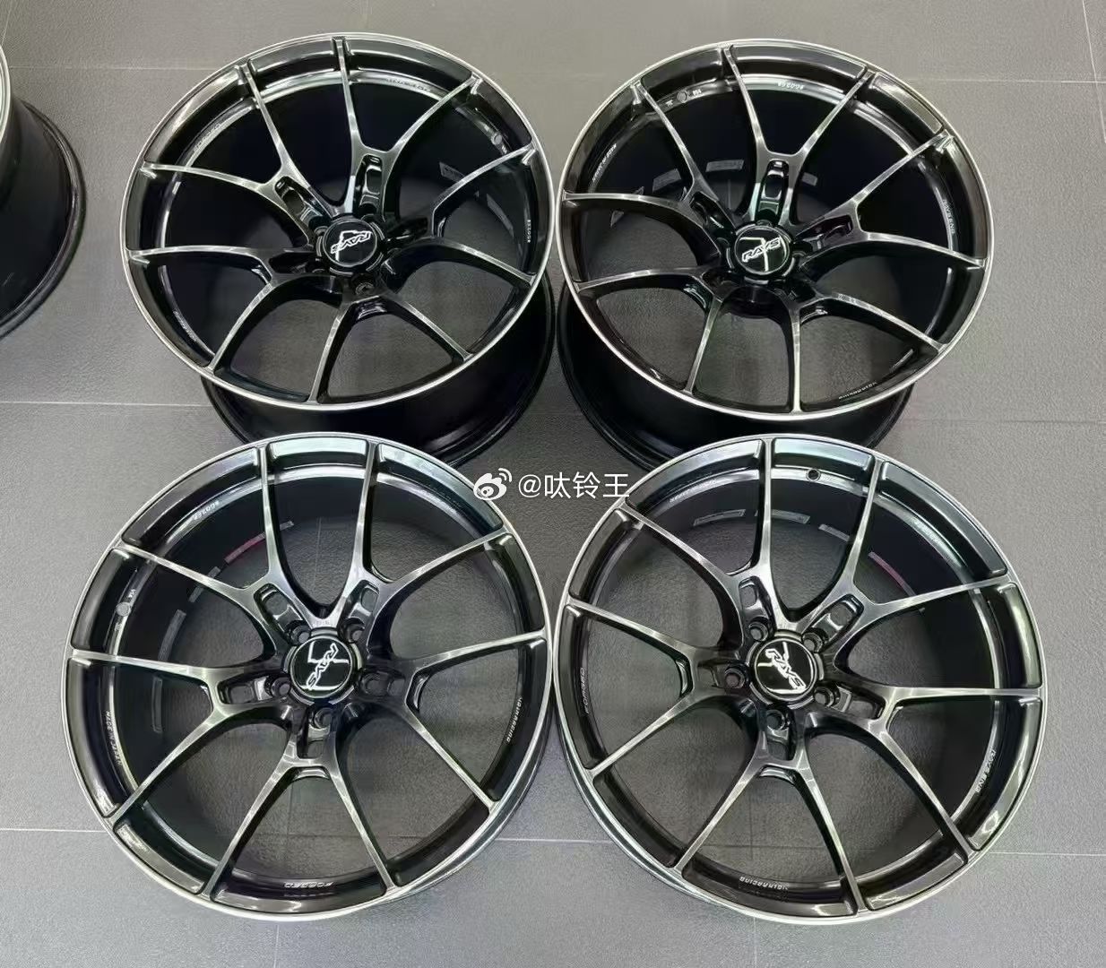 心情件：正品 RAYS  G025 HK 锻造 数据 20寸 9J ET25 1