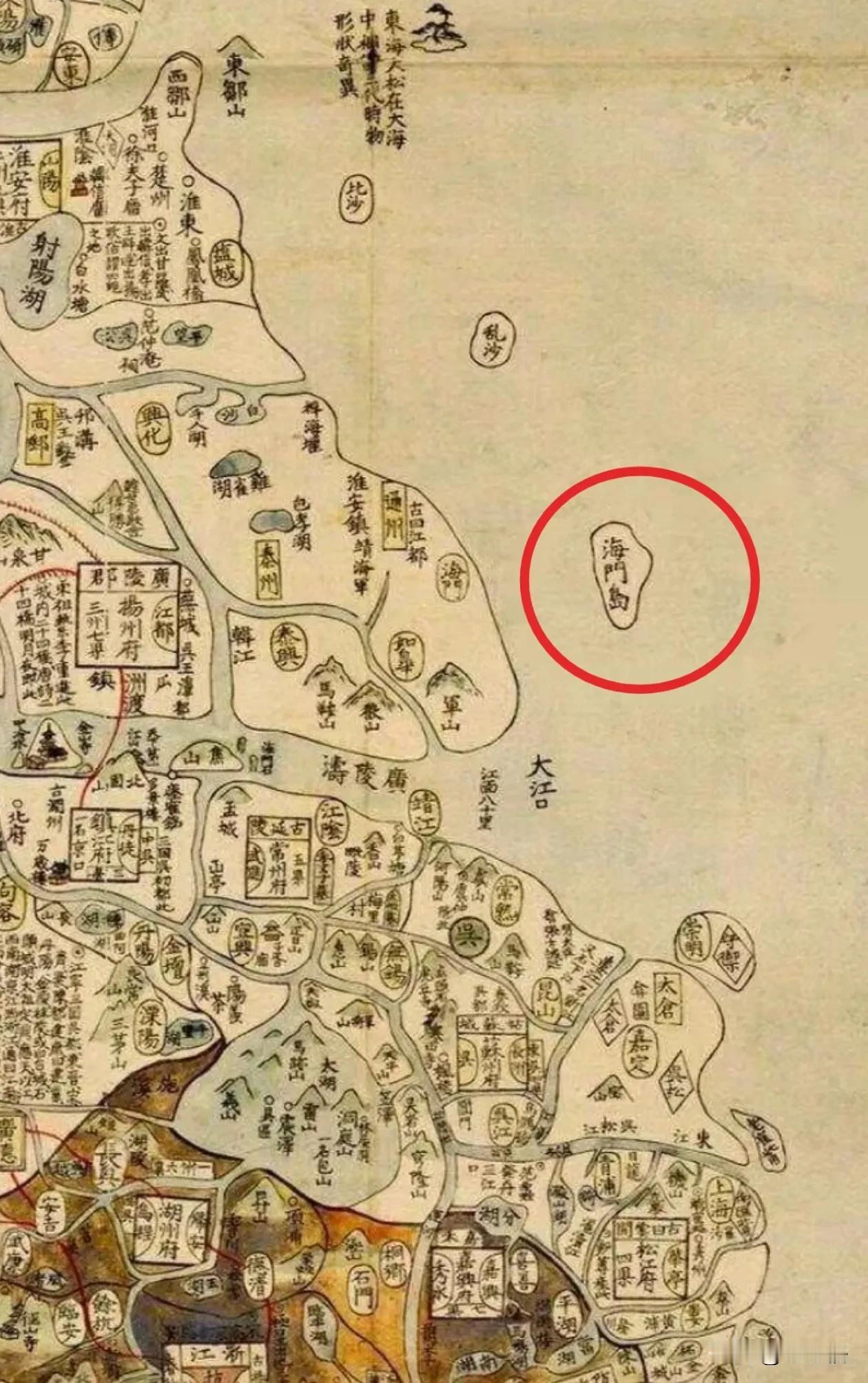 终于理解，为啥南通海门说的是标准的太湖吴语了，原来古代海门包括启东还没有形成陆地