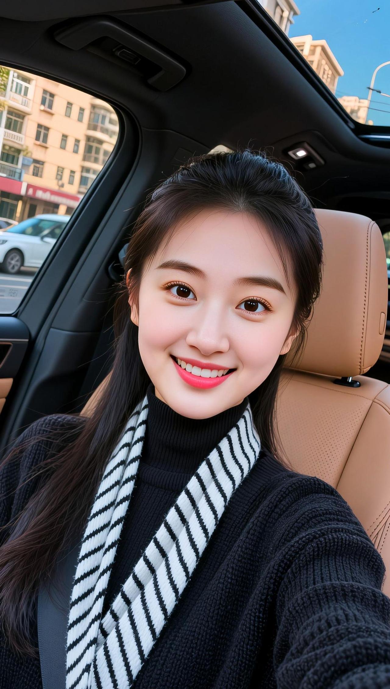 AI车内生活照 抖音ai创作