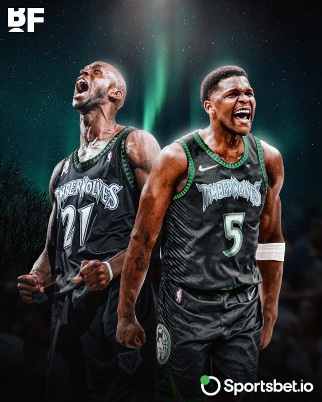 森林狼新赛季将重启这款球衣，卧槽这太经典了！！nba超季划我的观赛搭子 ​​​